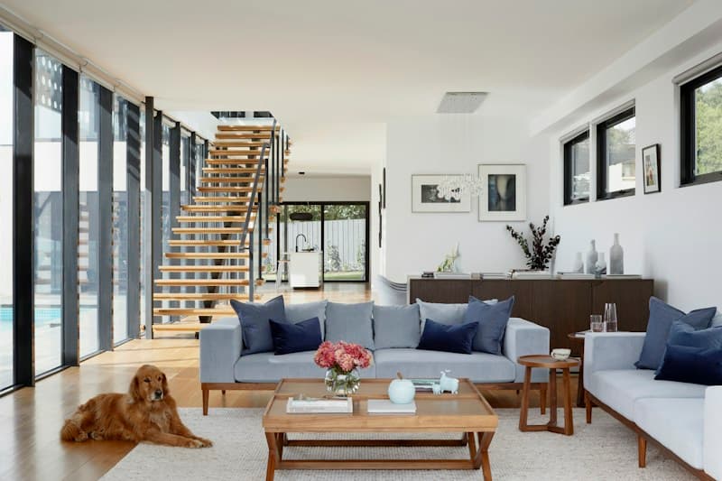 Spacious home interior